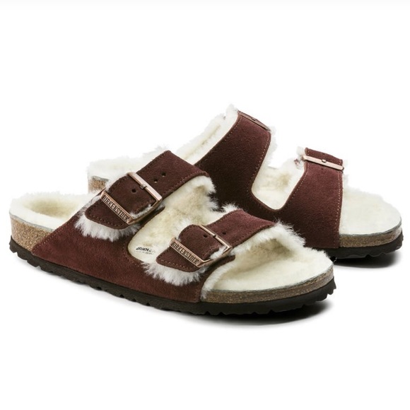 Birkenstock Arizona Shearling Sandals - Picture 3 of 8